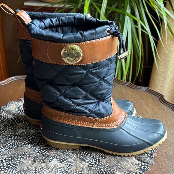 Tommy Hilfiger quilted Rubber boots - Picture 1 of 10